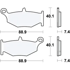 Bremsklotz Sinter für Motorräder TRW Alternative: 7322191