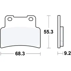 Bremsklotz Standard TRW Alternative: 7322423 passend für: Aprilia Shiver, Mana, Dorsoduro