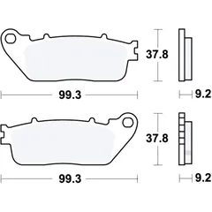 Bremsklotz Sinter hinten TRW Alternative: 7322654 passend für: Honda CB, VFR