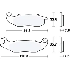 Bremsklotz Sinter SI TRW Alternative: 7320001 passend für: AJP PR3, PR4, PR5
