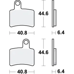 Brake pads Standard TRW MCB852