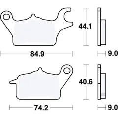 Bremsklotz Standard TRW passend für: Yamaha MW, MWS