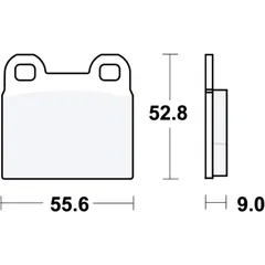 Bremsklotz Standard TRW Alternative: 7326697 passend für: BMW R