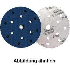 SANDING DISC 15L K40 NORTON 150 mm Norgrip Blue Fire