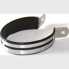 IXIL Exhaust clamp Stainless steel, polished, oval