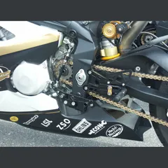 LSL 2-slide footrest system Racing,/Revers Daytona 675-12