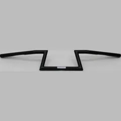 FEHLING Handlebars Z-bar, 1 inch, with notches, high, narrow, black
