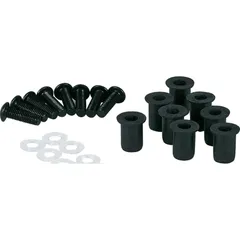 Aluminium cladding screws with M5 rubber nuts