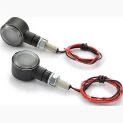 DAYTONA LED turn signal D-Light SOL, black, tinted glass