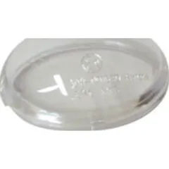 SHIN YO Indicator glass, oval, clear, E-approved for 202-225