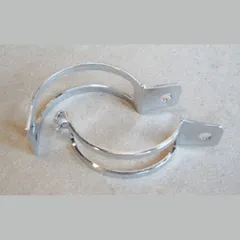 Anzeige Blinkerschelle, zweiteilig, verchromt, Rohrbefestigung 39-42mm