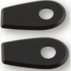 HIGHSIDER Alu turn signal mounting plates front, for BMW RnineT