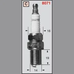 CHAMPION Spark plug QC61YC/CCH1027