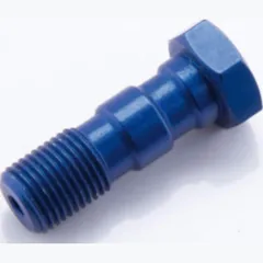 LSL Alu-Doppelhohlschraube M10x1.00, blau