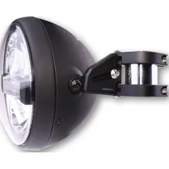 HIGHSIDER CNC aluminium lamp holder set EXTEND for í˜ 47-49-50-52-54 mm, length adjustable, black
