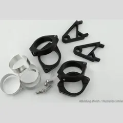 HIGHSIDER Lampenhalter Set XS für 38-41 mm Ø, schwarz