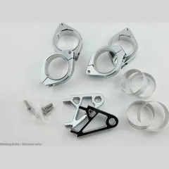 HIGHSIDER Lampenhalter Set XS für 38-41 mm Ø, chrom