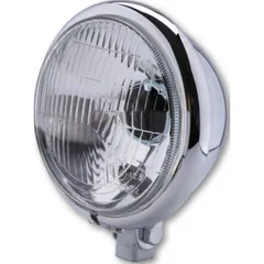 Lampe Licht SHIN YO 5 3/4 Zoll Scheinwerfer Bates Style, chrom