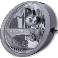 Lampe SHIN YO Universal Scheinwerfer OVAL mit Standlicht, schwarz, 12V H9+H11, E-gepr.