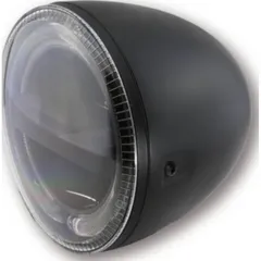 Lampe Licht HIGHSIDER HIGHSIDER 5 3/4 Zoll LED Hauptscheinwerfer CIRCLE, schwarz