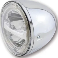 Lampe Licht HIGHSIDER HIGHSIDER 5 3/4 Zoll LED Hauptscheinwerfer CIRCLE, chrom
