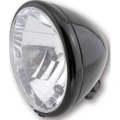 Lampe Licht SHIN YO 6 1/2 Zoll Hauptscheinwerfer EL PASO schwarz glänzend
