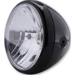 Lampe Licht SHIN YO 7 Zoll Scheinwerfer RENO, schwarz glänzend 223-130
