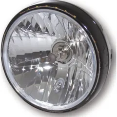 Lampe Licht SHIN YO 7 Zoll Scheinwerfer RENO 2, schwarz glänzend