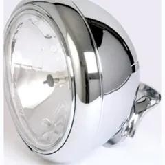 Lampe Licht SHIN YO 7 Zoll HD-STYLE Chromscheinwerfer, klares Glas (Prismenreflektor), untere Befestigung