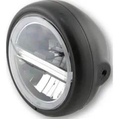HIGHSIDER 5 3/4 inch LED spotlight PECOS TYP 6 with TFL, black matt