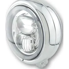 HIGHSIDER 5 3/4 inch LED spotlight PECOS TYP 7 with parking light ring, chrome