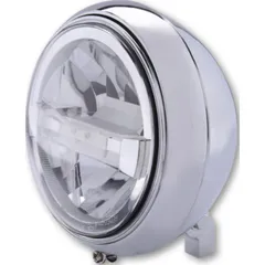 HIGHSIDER HIGHSIDER 7 Zoll LED-Scheinwerfer YUMA 2 TYP 4 mit TFL, chrom