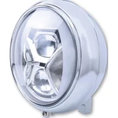 HIGHSIDER 7 inch LED headlight YUMA 2 TYP 8 with TFL, bend lighting 223-244