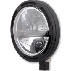 HIGHSIDER 5 3/4 inch LED headlight FRAME-R2 type 5, black, bottom mounting