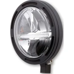 HIGHSIDER 5 3/4 inch LED headlight FRAME-R2 JACKSON, black, bottom mounting