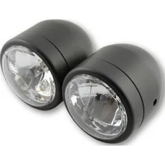 Lampe SHIN YO Scheinwerfer-Set, schwarz, Fern + Abblendlicht