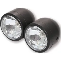 Lampe Licht SHIN YO Doppel-Fernscheinwerfer, schwarz