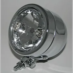 Lampe SHIN YO Chromscheinwerfer 90mm, mit unterer Befestigung, Abblendlicht
