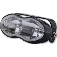 Lampe Licht SHIN YO Fern- und Nebelscheinwerfer, schwarz, Glas klar, 2x H3 55W