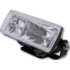 Lampe Licht SHIN YO Fern- und Nebelscheinwerfer, schwarz, rechteckig, klares Glas