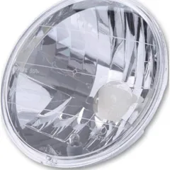 SHIN YO Main headlight insert 6 1/2 inch, 1x clear lens and 1x prismatic reflector each