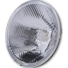 SHIN YO H4 headlight insert, embossed glass, 7 inch (176 mm) with parking light