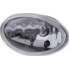HIGHSIDER H4 oval insert, 160 x 90 mm, clear glass, 12V 60/55W, with parking light, E tested.