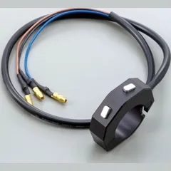 DAYTONA Externe CNC Tasterarmatur mit 2 Taster, schwarz, für 7/8 & 1 Zoll Lenker