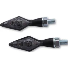 HIGHSIDER LED tail light, brake light, turn signal unit PEN HEAD DOUBLE, black, tinted