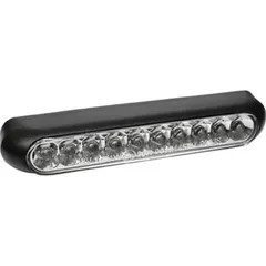 SHIN YO LED taillight LINE, black, transparent glass, no. plate illumination