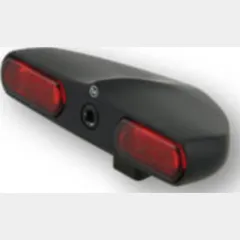 Rückleuchte Heckleuchte HIGHSIDER LED Rücklicht FLIGHT, schwarz, rotes Glas
