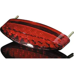 Rückleuchte Heckleuchte SHIN YO NUMBER1 LED Mini Rücklicht, mit Kennzeichenbeleuchtung, rotes Glas