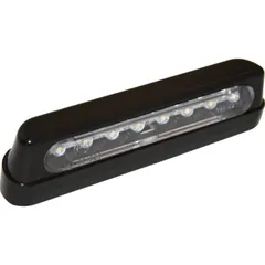 SHIN YO LED license plate light, ABS black, long
