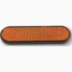 Fork reflector, yellow with self-adhesive film